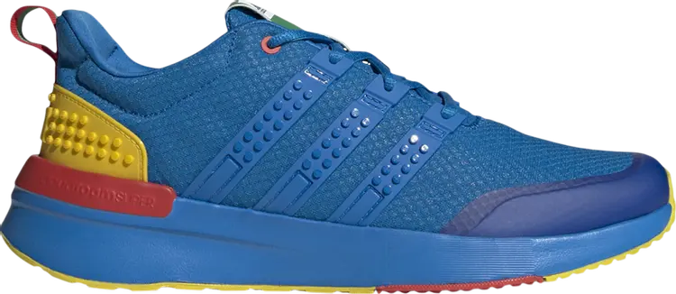 

Кроссовки Adidas LEGO x Racer TR21 'Shock Blue Yellow', синий