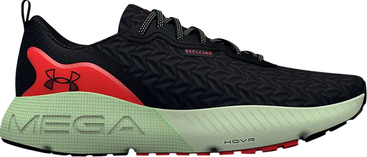 

Кроссовки Under Armour HOVR Mega 3 Clone Black Phosphor Green, черный