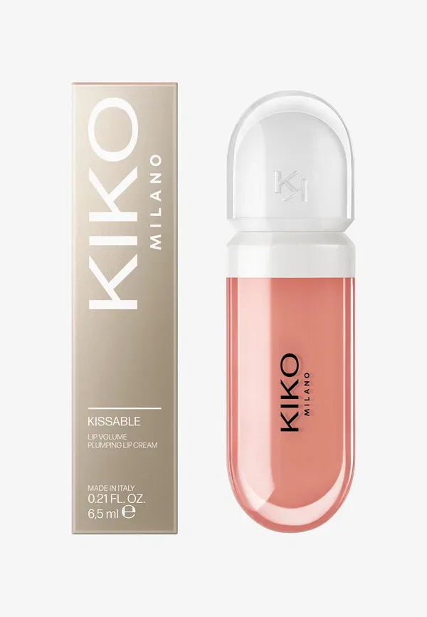 Крем для увеличения объема губ Kissable Lip Volume Plumping Lip Cream - средство для увеличения объема губ 6.5 мл Kiko Milano, цвет 04 nude ever — фото 2