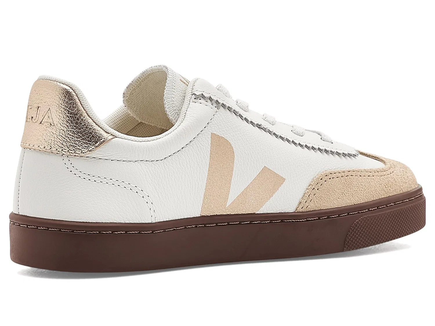 Кроссовки Small Volley (для маленьких и больших детей) Veja Kids, White/Platine — фото 4