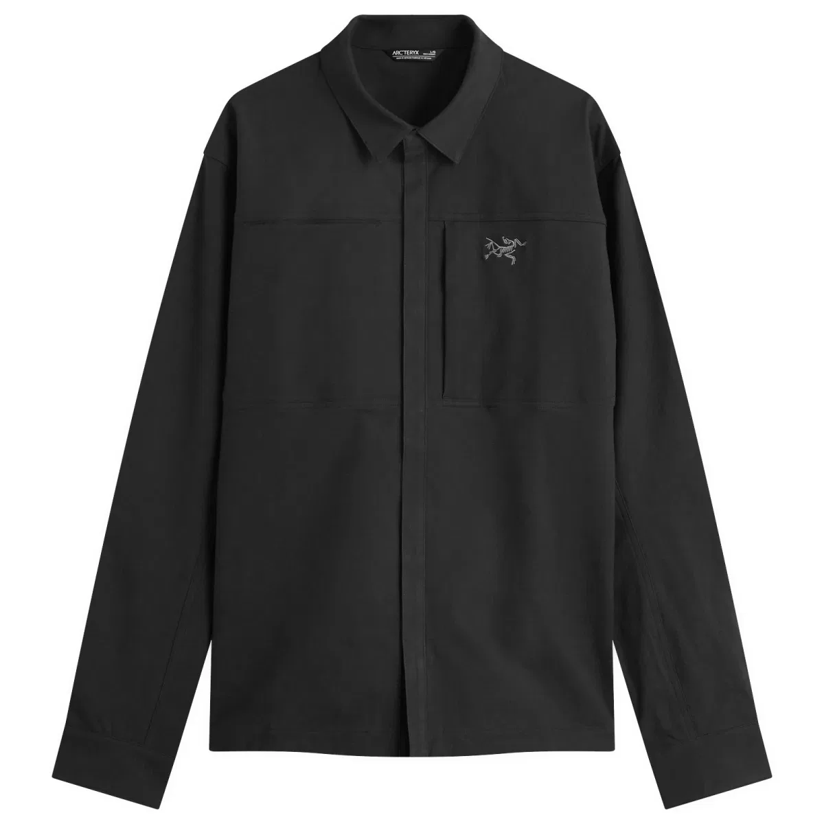 Рубашка-оверширт Cronin cotton Arcteryx, Black
