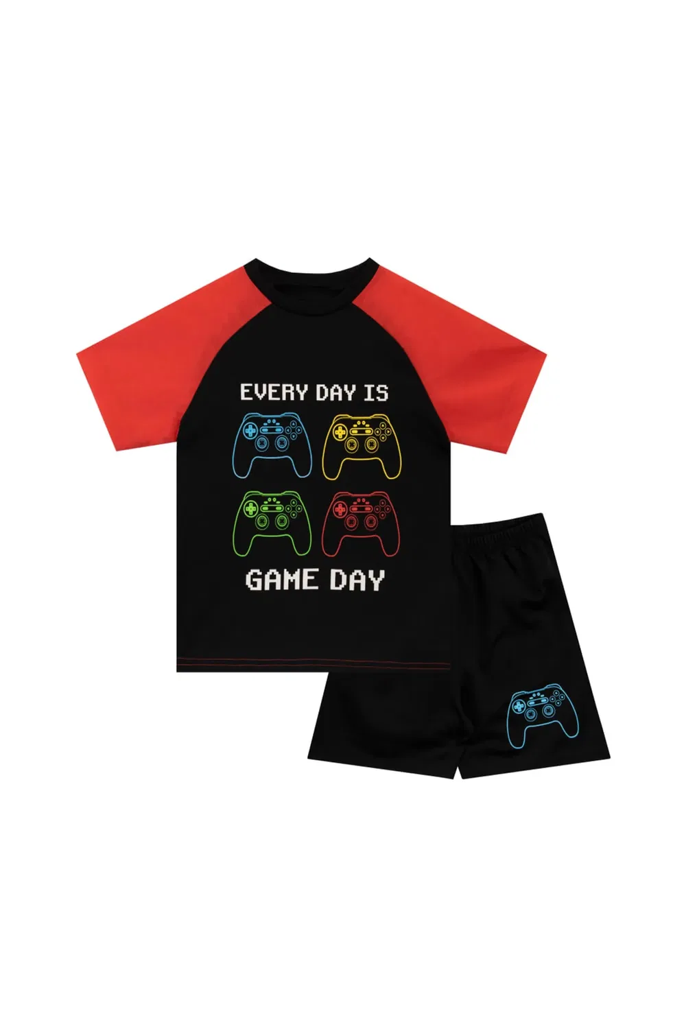 Детские шорты для пижамы Every Day Is Game Day Harry Bear, Black