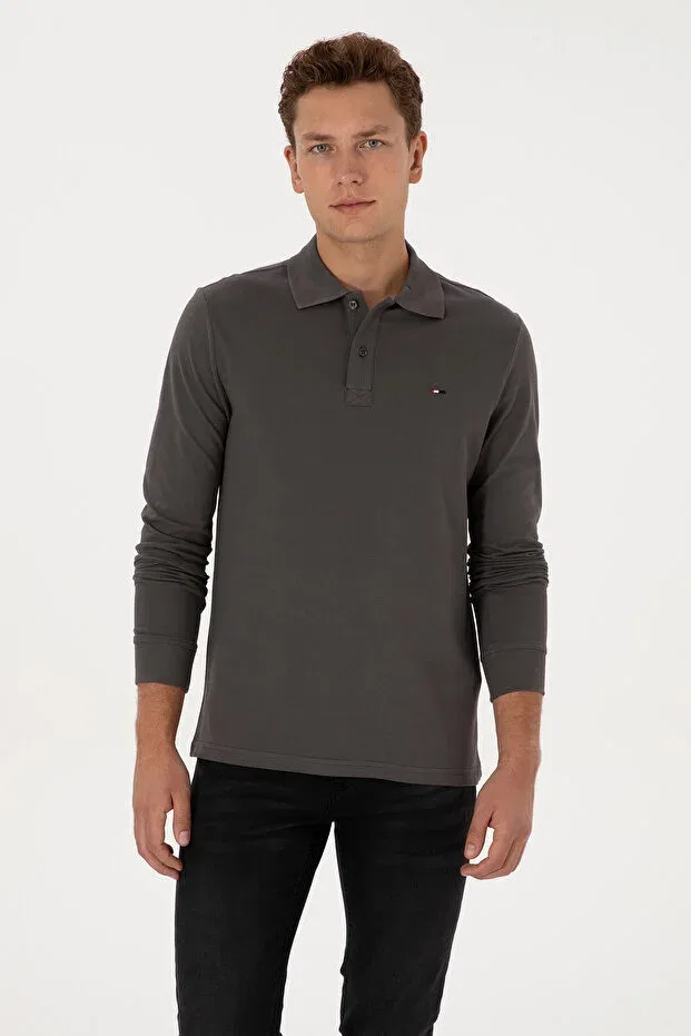 Мужские свитшот хлопковый U.S. Polo Assn., Gray — фото 3