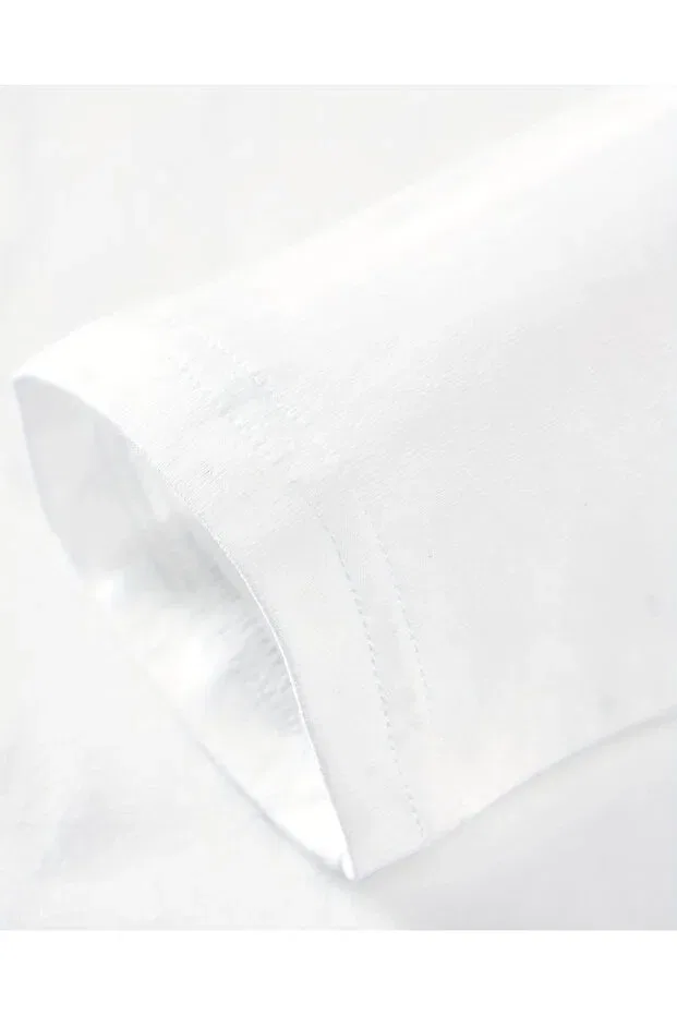 Детская футболка с длинным рукавом с принтом 23Rd April Haha, White — фото 4