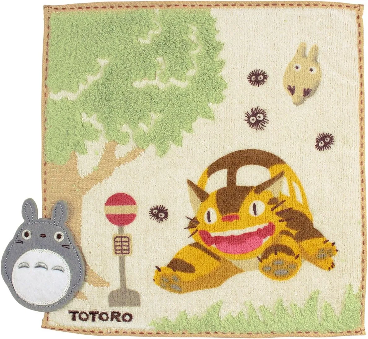 Мини-полотенце Totoro at Catbus Station, Marushin, 23x23 см, Patterned