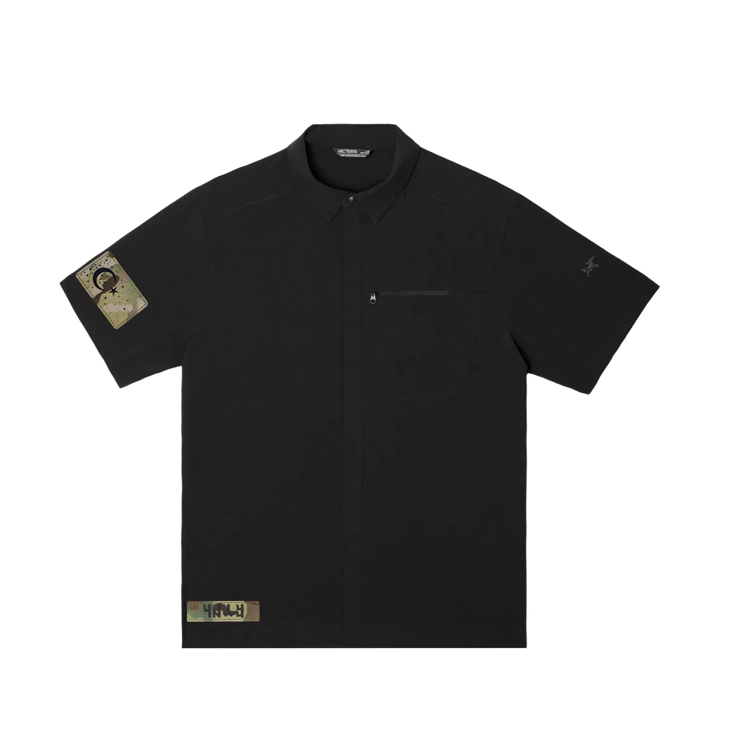 Мужская рубашка с воротником Arcteryx SKYLINE Shirt, Black