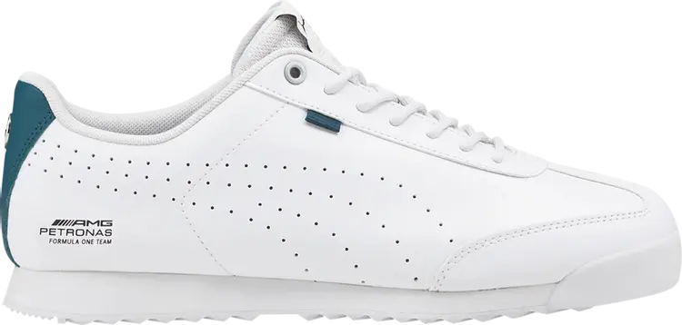 

Кроссовки Puma Mercedes-AMG Petronas F1 x Roma White Blue Coral, белый