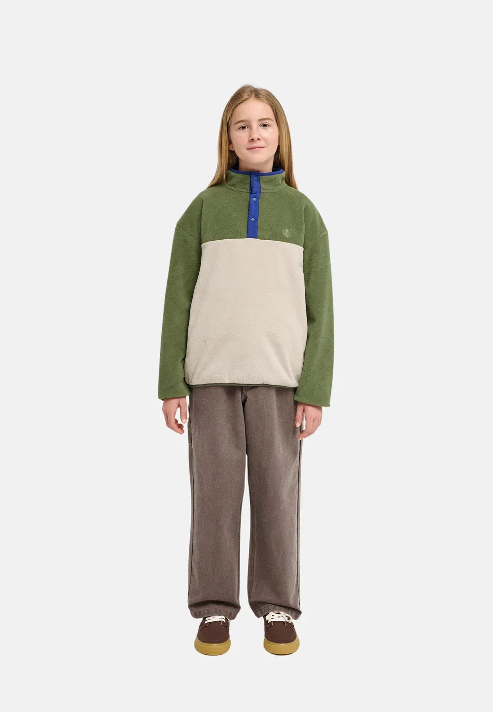 Одежда Jungen 8-16|внешний слой elbjk00149 - флисовый джемпер Element, Green