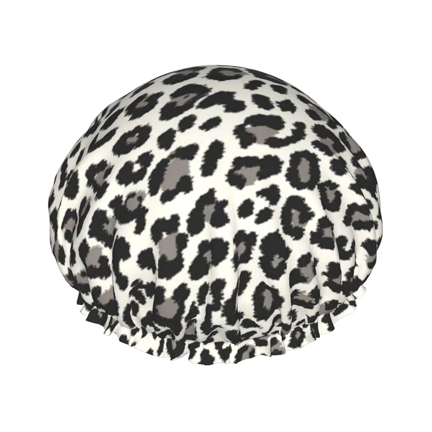 Шапочка для душа с леопардовым принтом JBYJBX, 27 см, Leoparden-Print