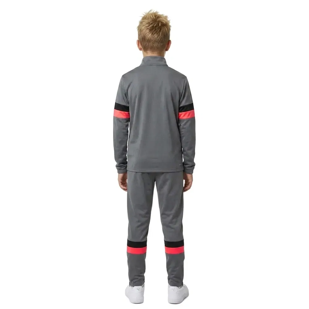 Детский спортивный костюм для мальчиков с контрастным принтом Puma IndividualRISE, Grey — фото 4