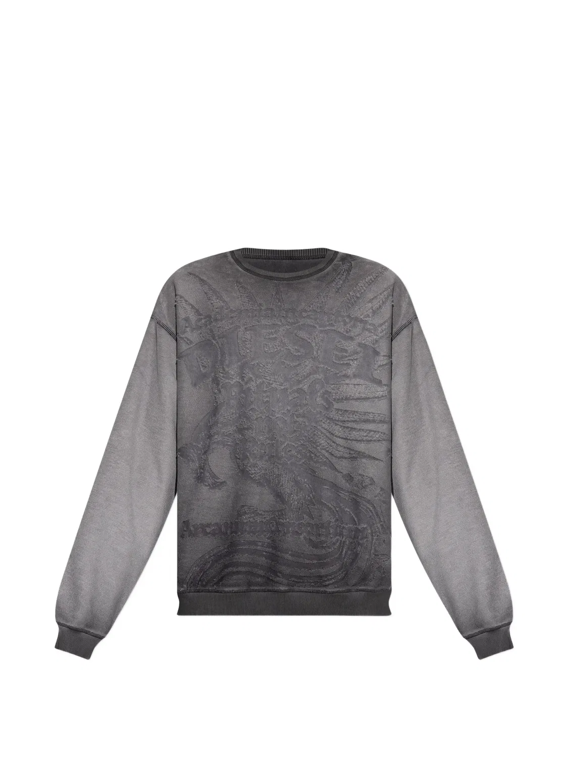 Diesel Свитшот S-Aron Raw серый