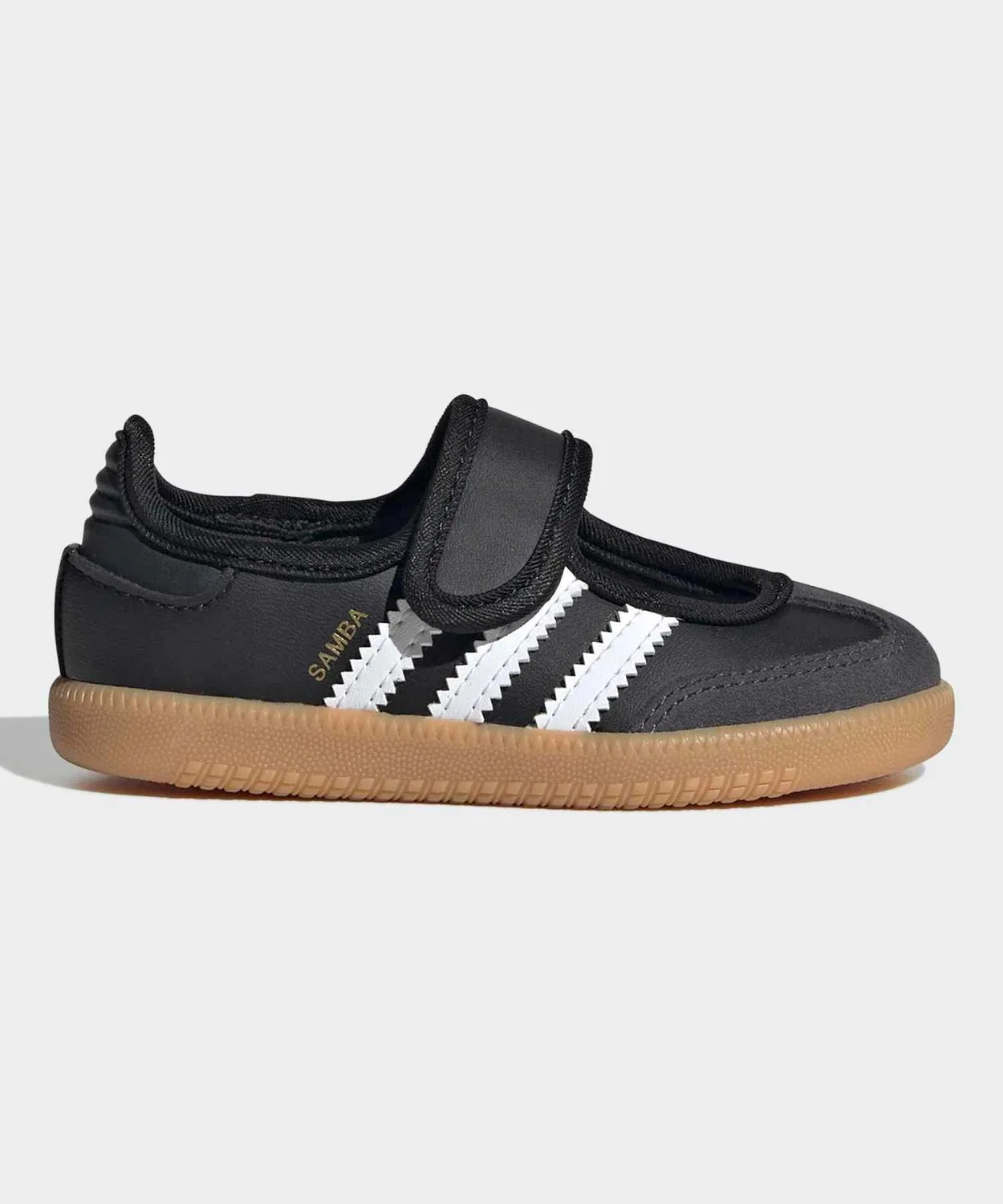 Детские кожаные кроссовки с принтом Samba Jane Adidas, Black