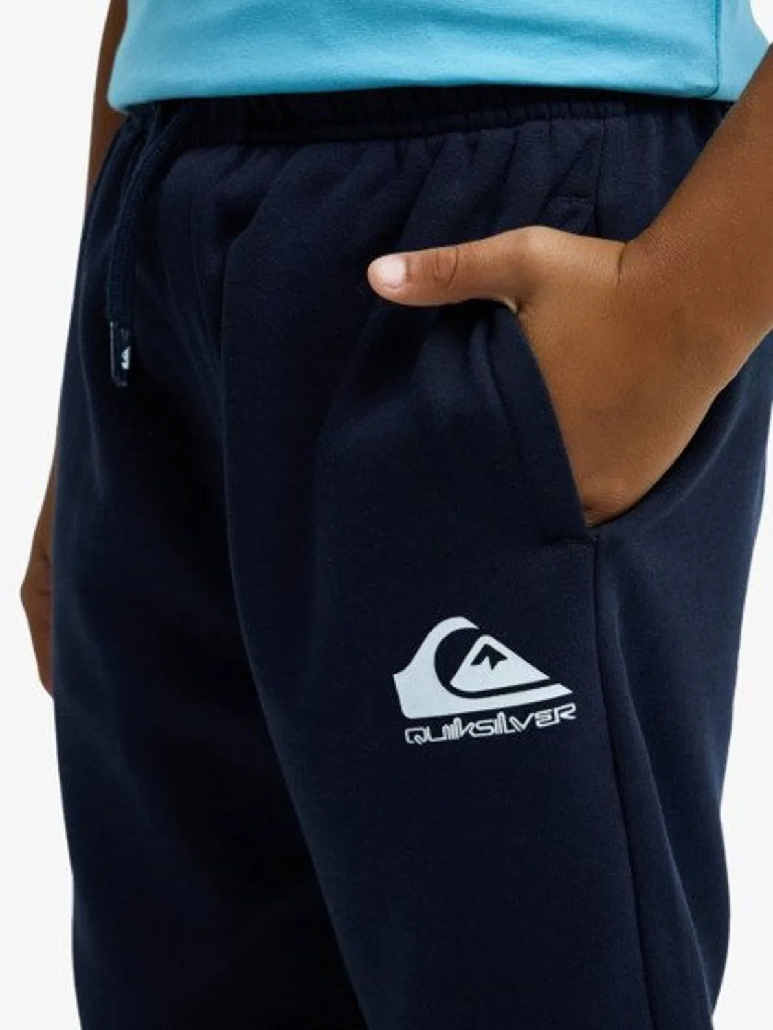 Шорты джоггеры Easy Day Logo Quiksilver, синие — фото 3