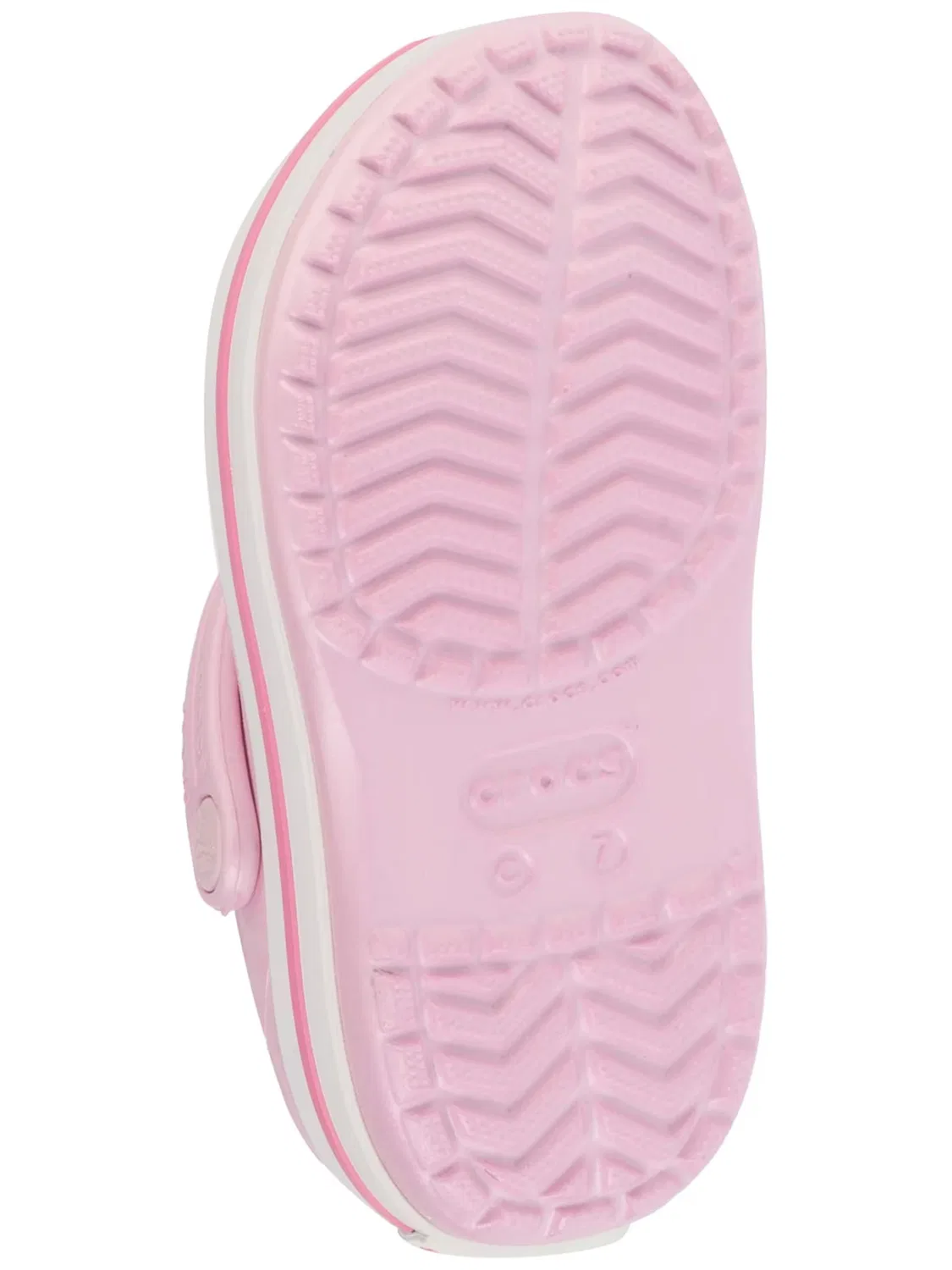 Сандалии Crocs Crocband Clog K розового цвета — фото 3