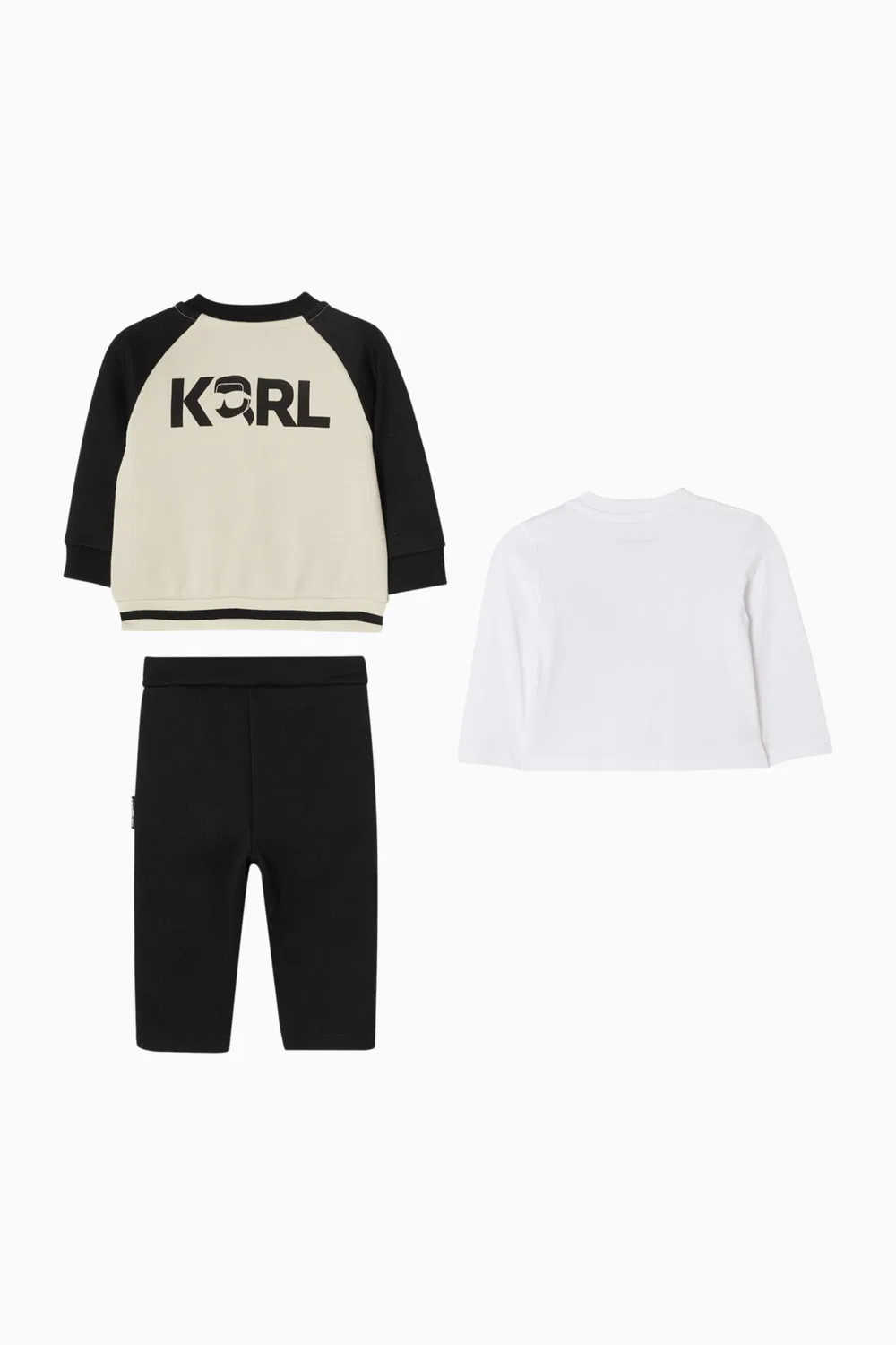 Комплект спортивный с логотипом Logo Tracksuit Set Karl Lagerfeld Kids — фото 3