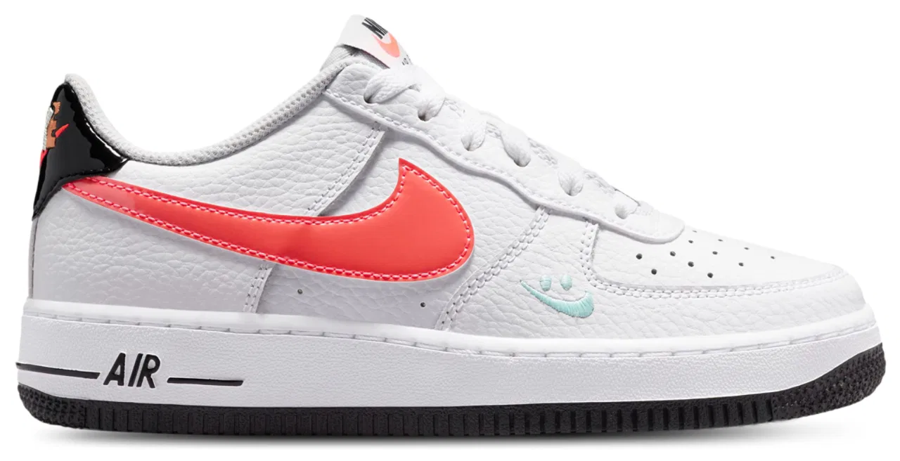 Кроссовки для мальчиков Air Force 1 Nike, цвет Black/White/Flash Crimson