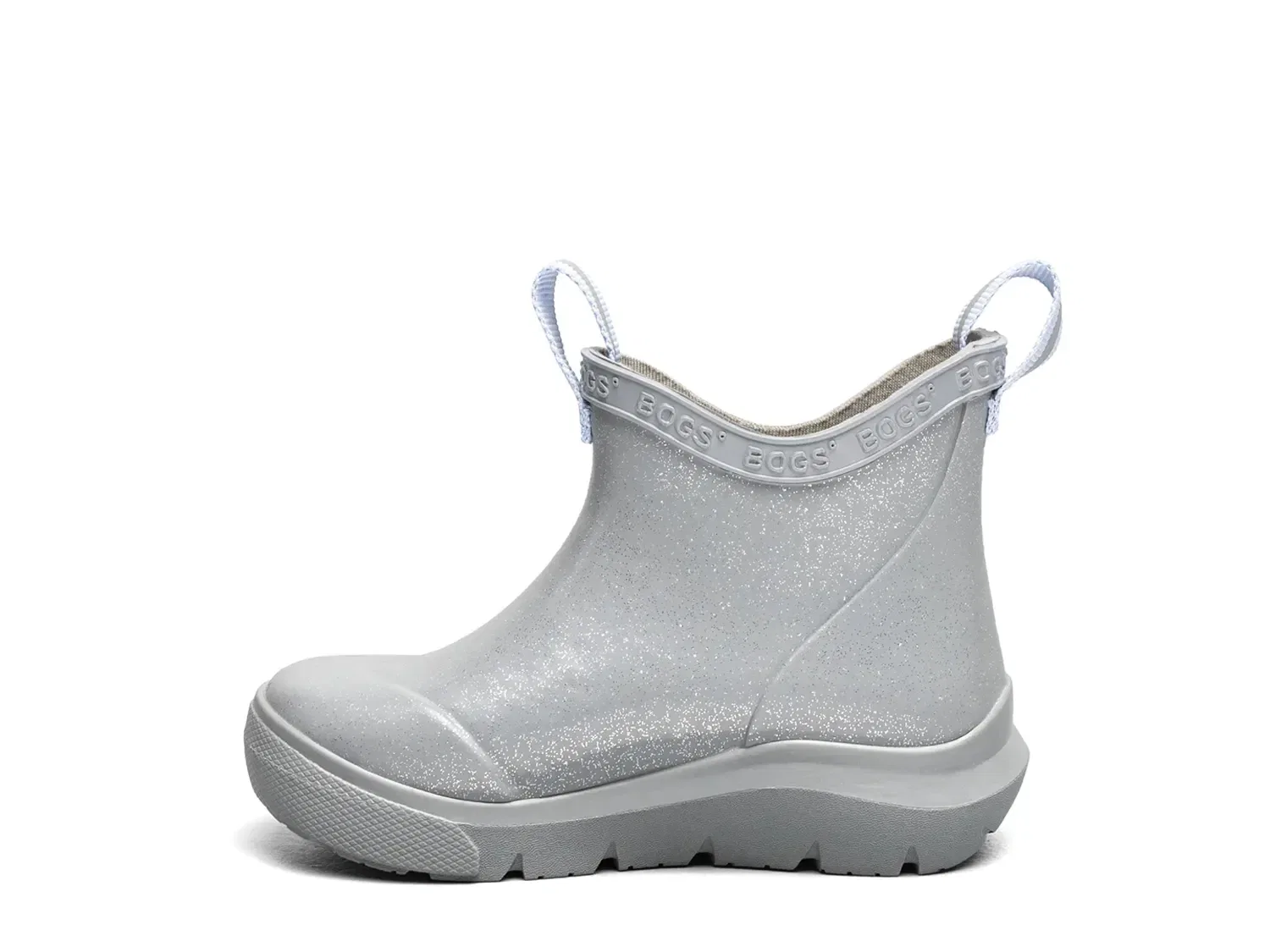 Резиновые сапоги Chelsea Skyline Glitter Bogs, Silver Metallic — фото 4