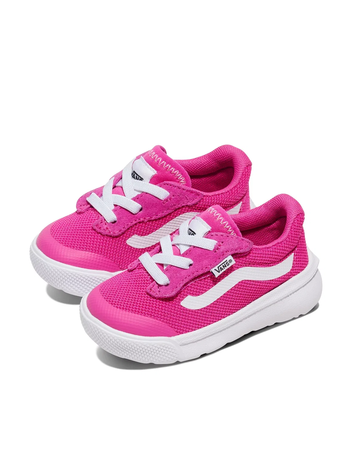 Детский кроссовок для девочек с шнуровкой Range Brz V Vans, Raspberry Pink — фото 2