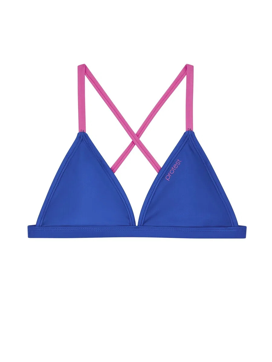 Треугольное бикини 'PRTJULA JR' из синей джинсовой ткани PROTEST — фото 4