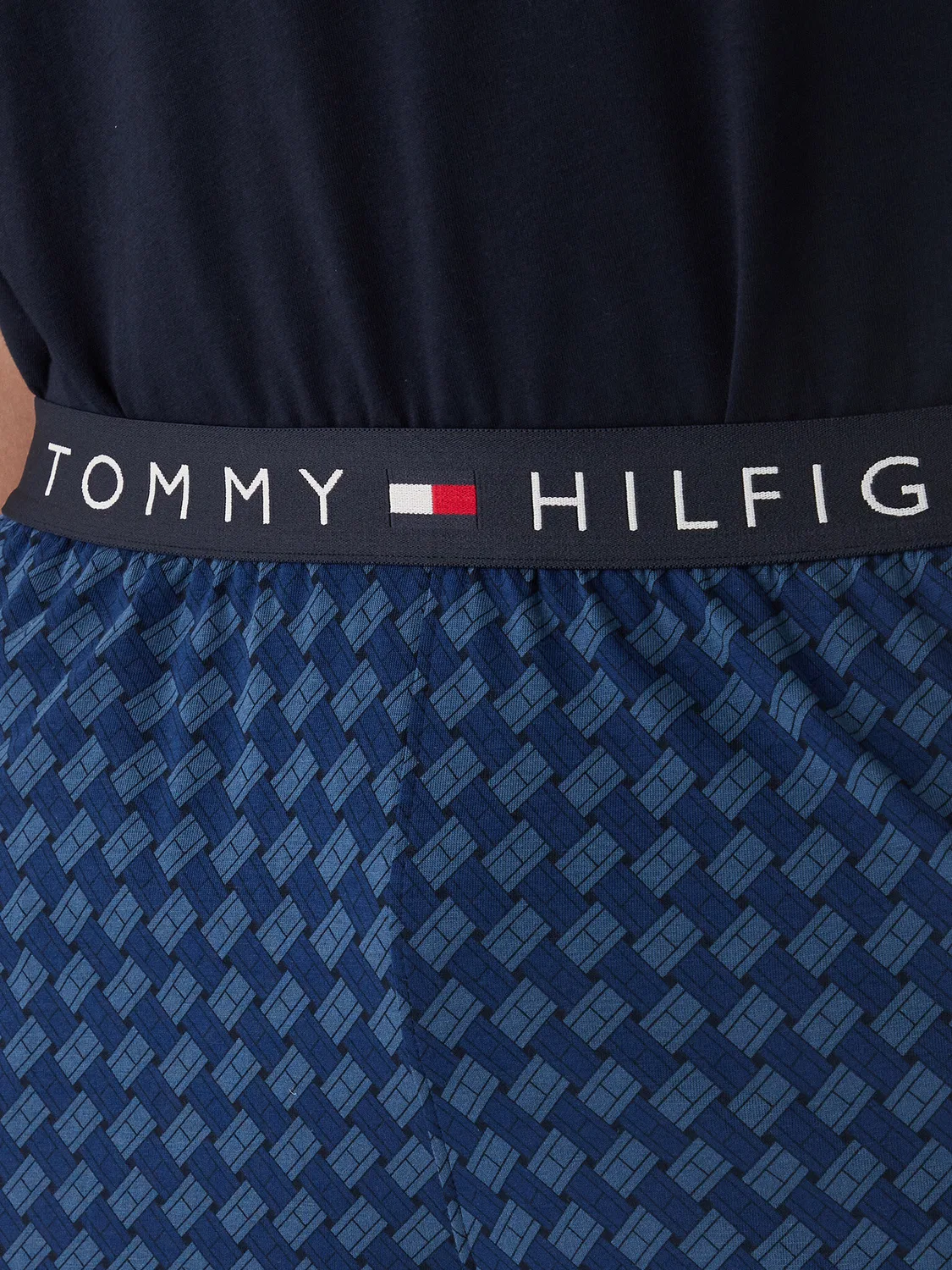 Мужская пижама стандартного кроя Tommy Hilfiger, темно-синий — фото 3
