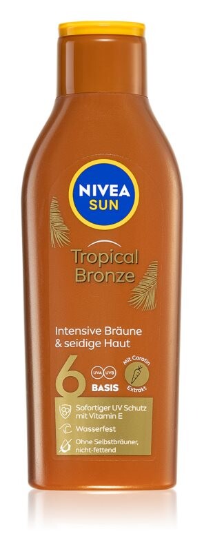 

Солнцезащитный лосьон SPF 6 Nivea Sun Deep Tan