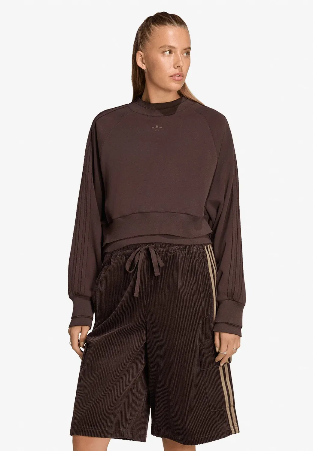 Толстовка mit rundhalsausschnitt - толстовка Adidas Originals, Brown