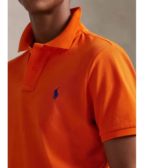 Мужское поло Polo Ralph Lauren, Arancione — фото 4