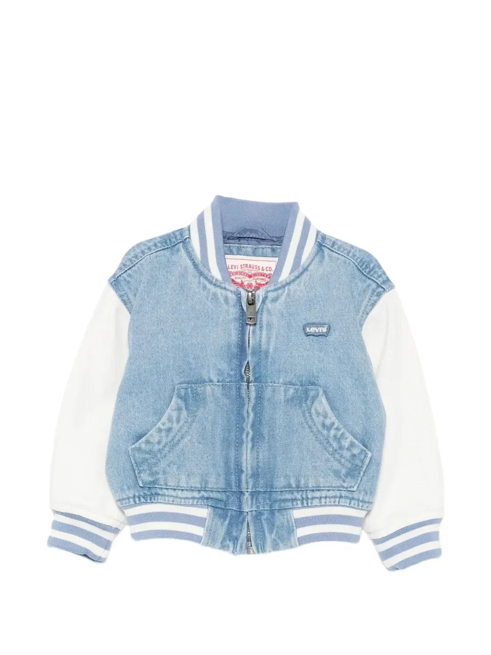 Бомбер с вышитым логотипом Levi'S Kids, синий