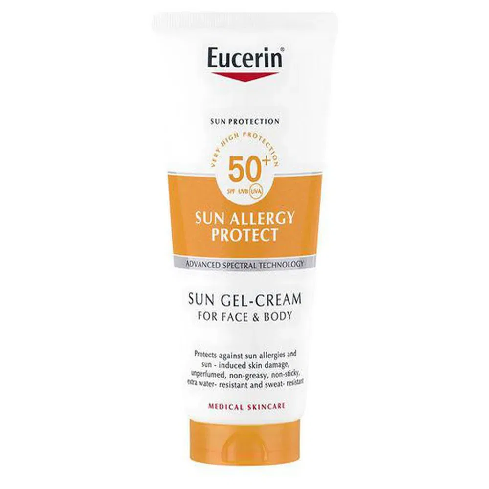 Солнцезащитный крем Allergy Protect SPF50 Eucerin, белый