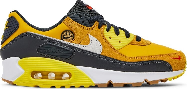 

Кроссовки Nike Air Max 90 SE 'Go The Extra Smile', желтый, Желтый;серый, Кроссовки Nike Air Max 90 SE 'Go The Extra Smile', желтый