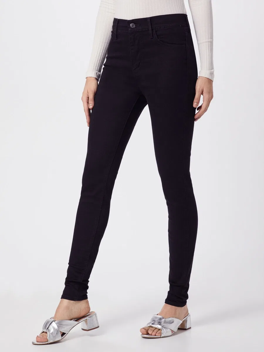Джинсы LEVI'S Skinny Jeans '720' черного цвета — фото 3