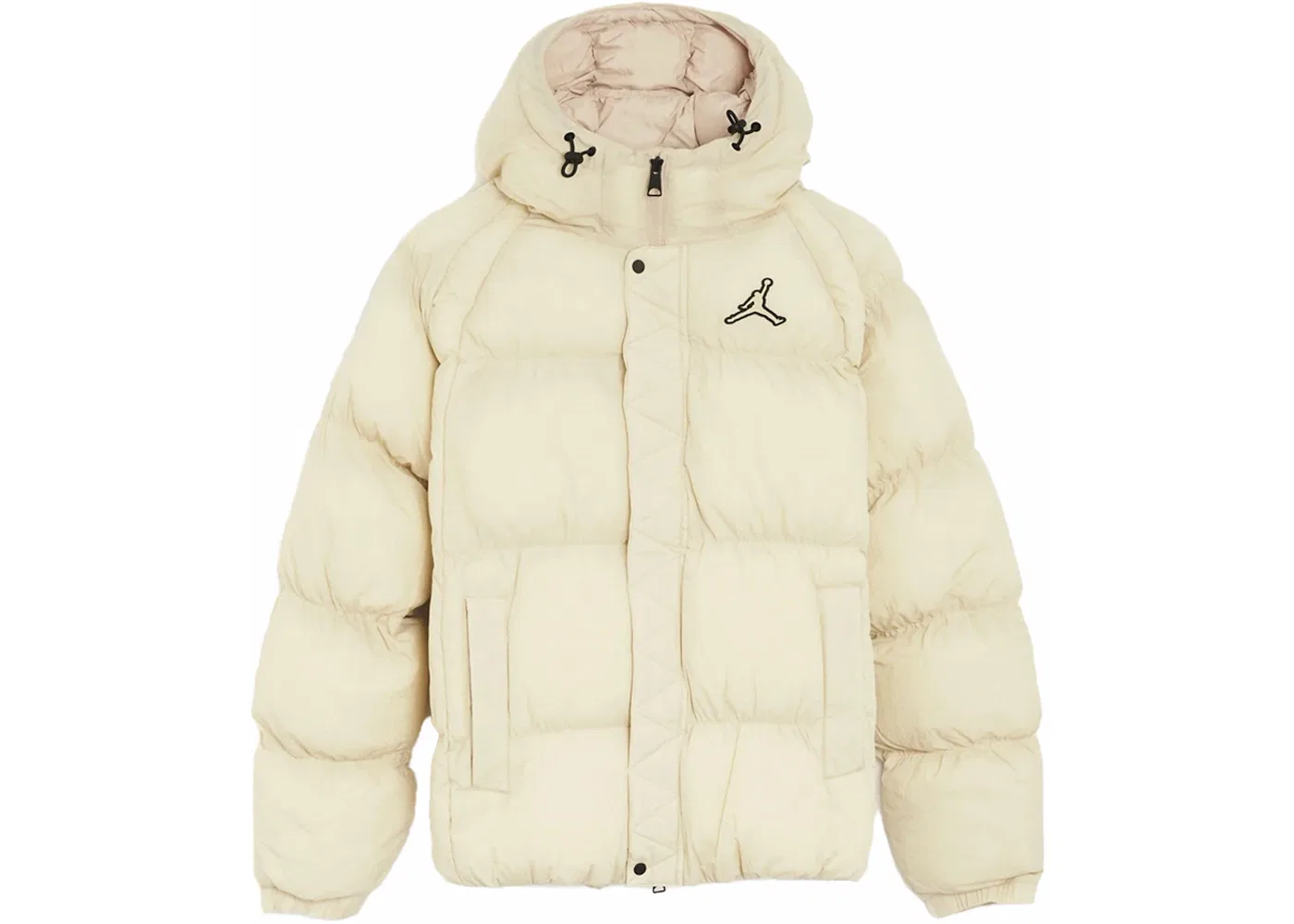 Мужская куртка-пуховик с принтом Jordan Essentials Puffer Jacket, Sail