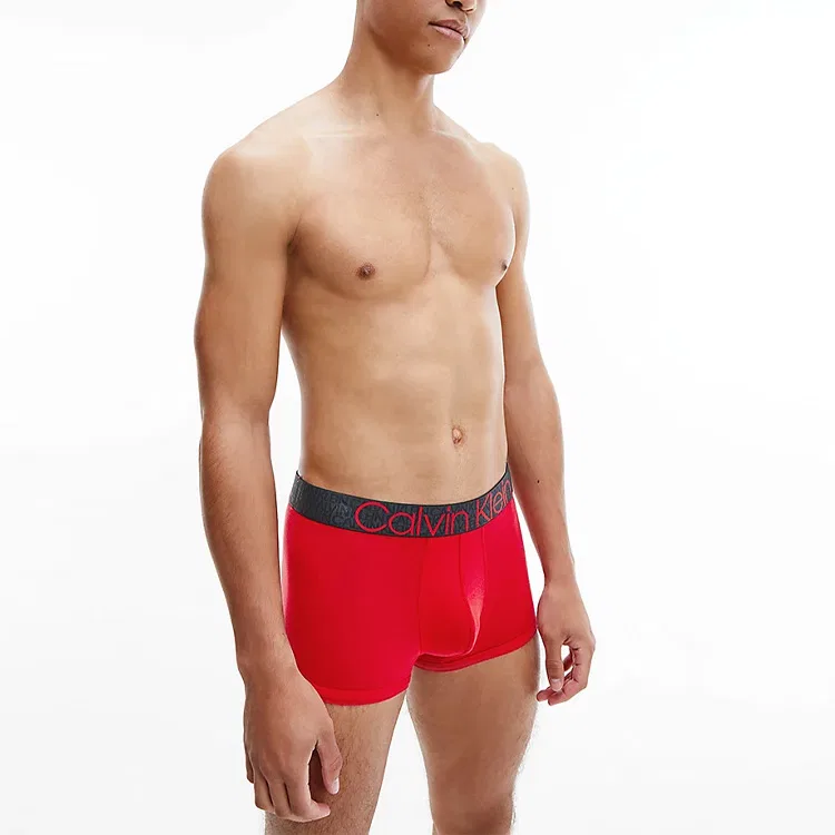 Мужские боксеры с длинным рукавом Calvin Klein, 1 Pack Red — фото 3