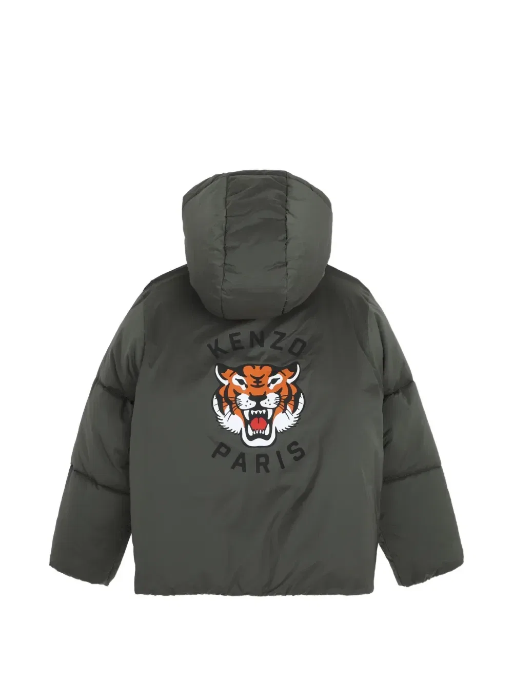 Куртка с капюшоном и логотипом Kenzo Kids, зеленый — фото 2
