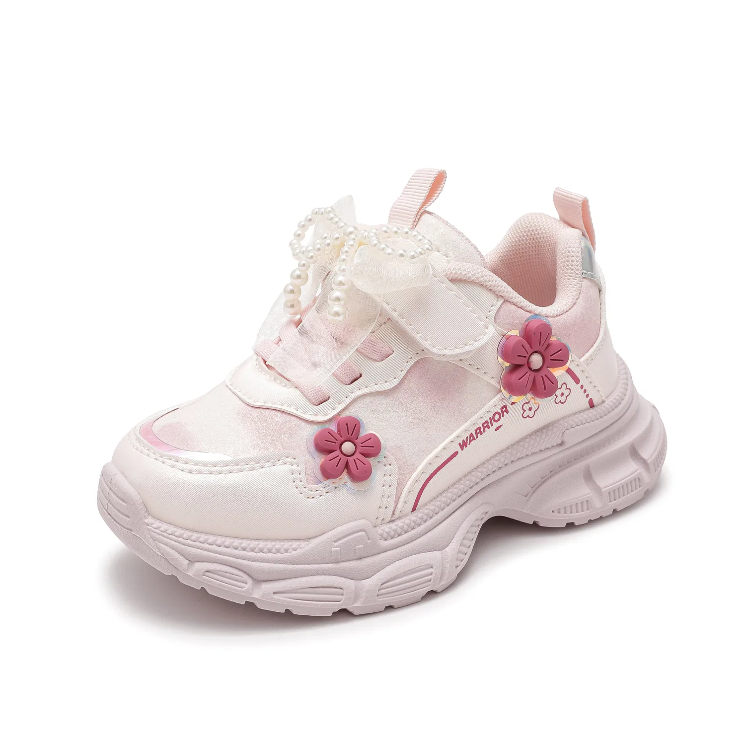 Детские кеды с синтетической кожей Pink WARRIOR — фото 4