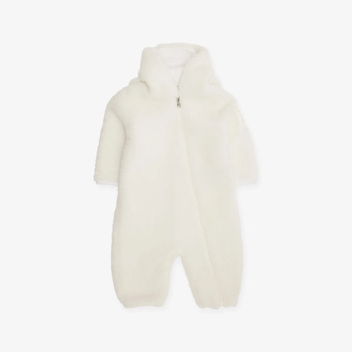 Комбинезон-комбинезон brand-patch для младенцев, 1-12 месяцев Moncler, белый