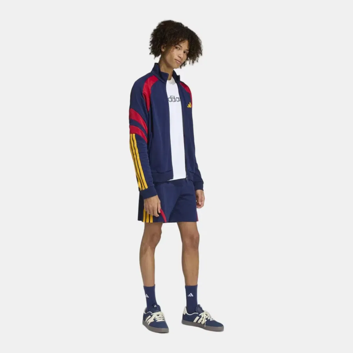 Мужские шорты с принтом House of Tiro Nations Pack adidas, Azul — фото 3
