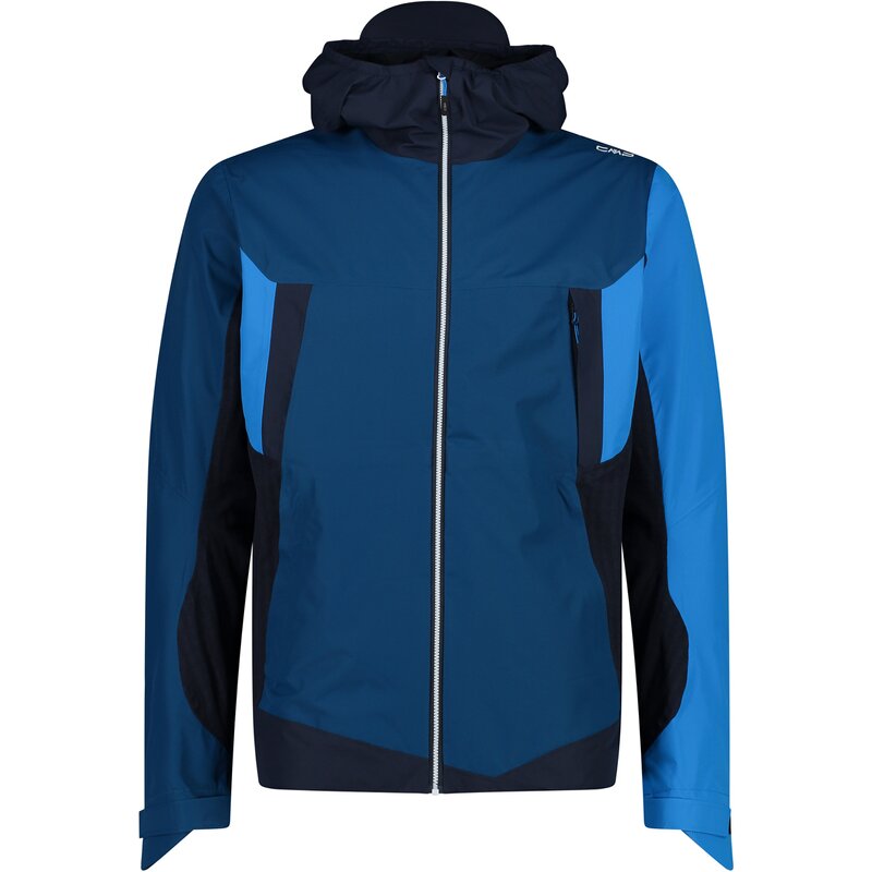 

Функциональная мужская куртка с гибридным фиксированным капюшоном Cmp, цвет petrol