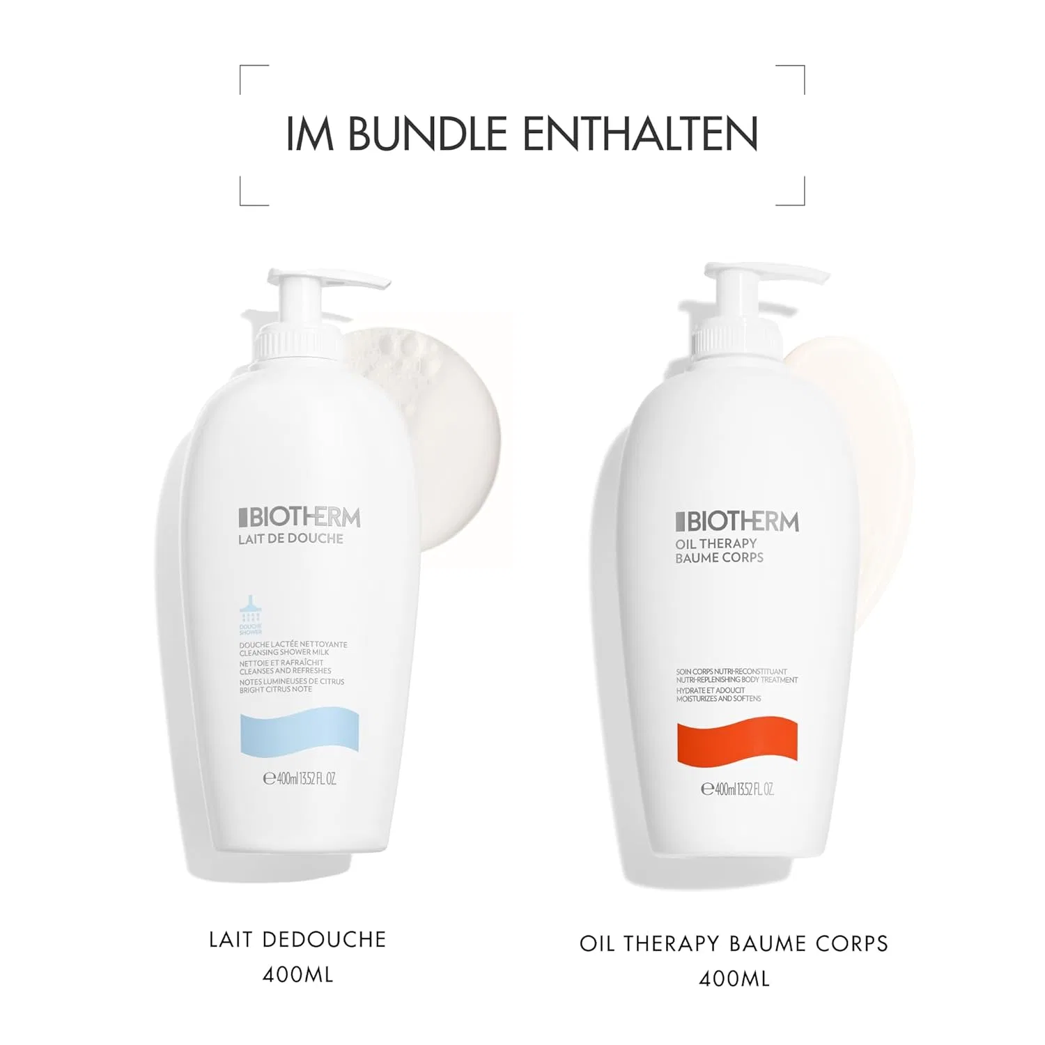 Дуэт для душа и тела, Biotherm, 400 мл + 400 мл — фото 2