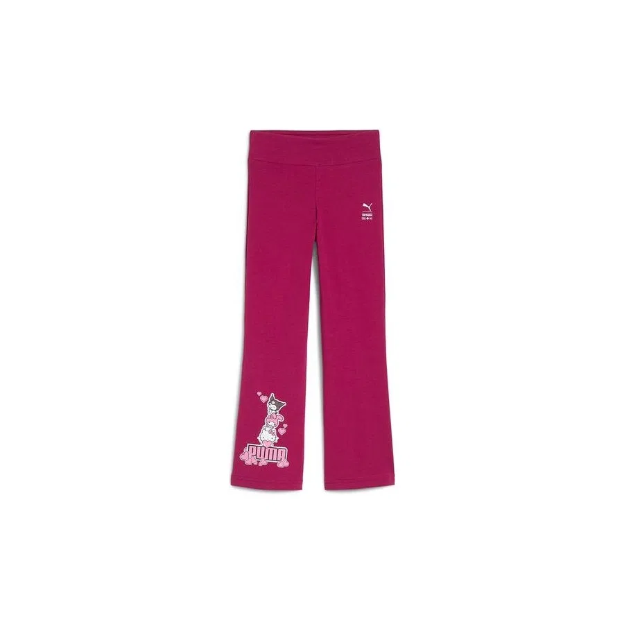 Детские леггинсы с расклешенным низом Hello Kitty&Friends Flared Puma, Фиолетовый — фото 3