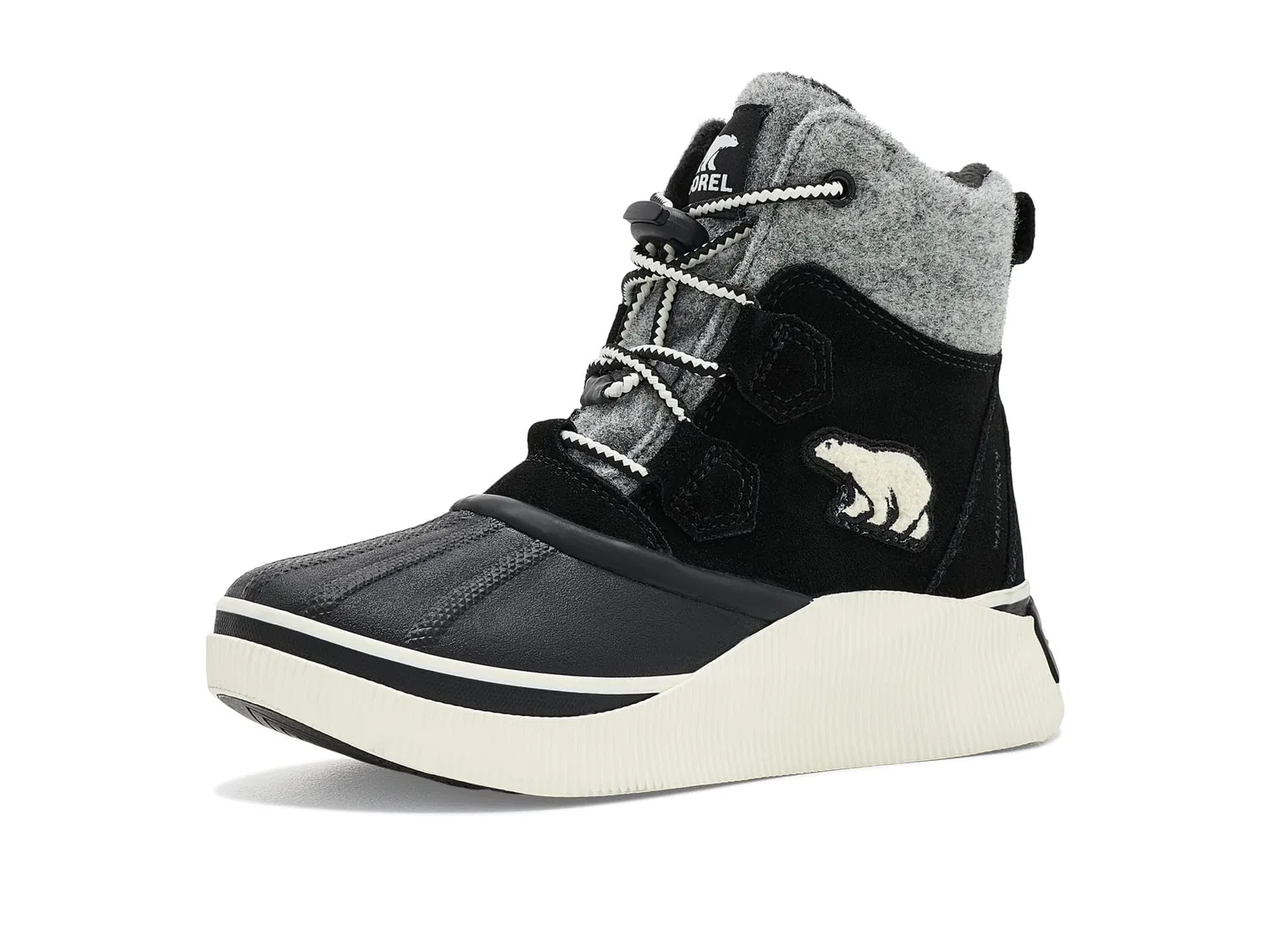 Водонепроницаемые ботинки Out N About IV Chillz Waterproof (для больших детей) Sorel Kids, Black/Chalk — фото 2