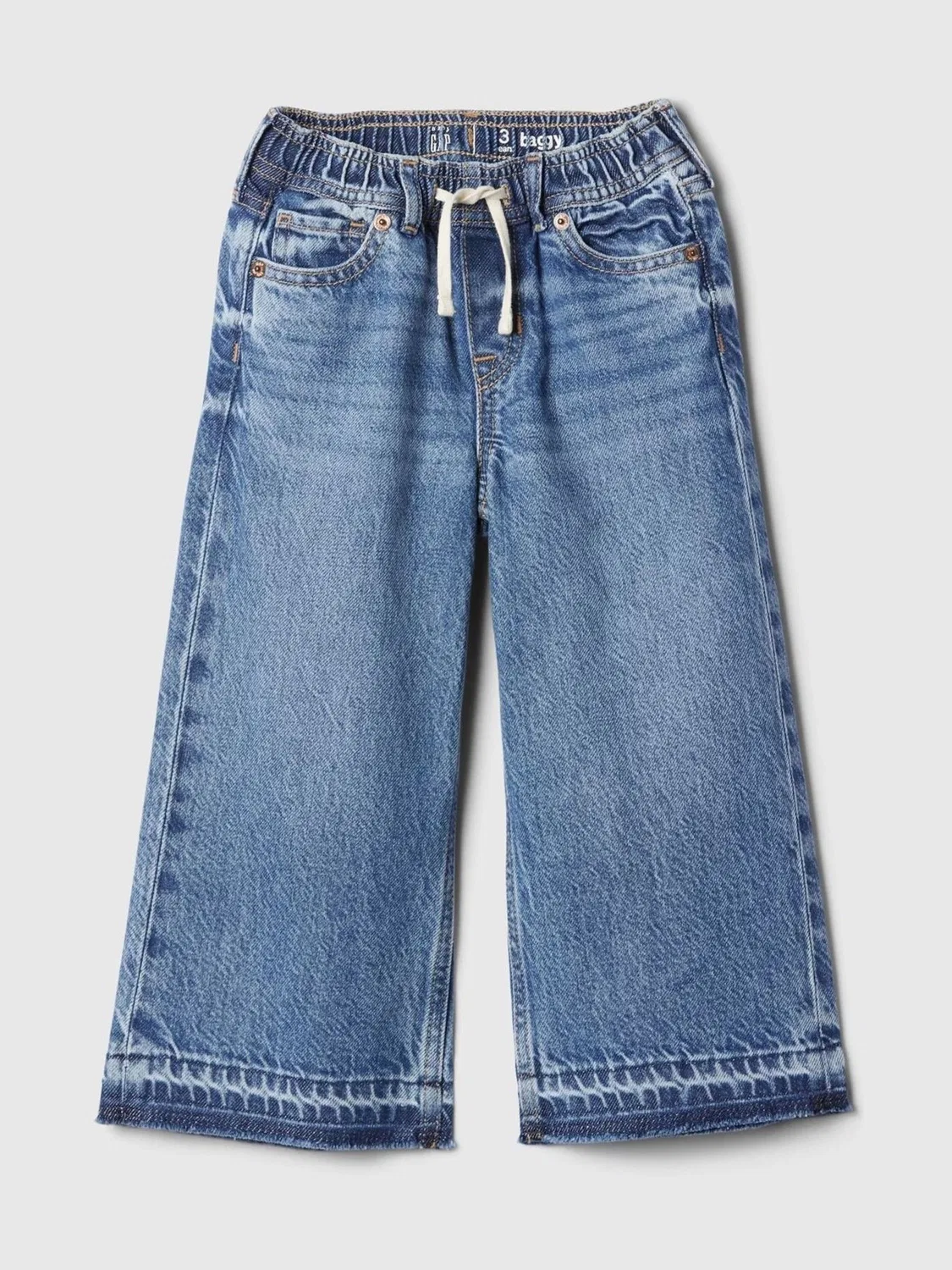 Джинсы свободные Gap Blue Soft Pull On Baggy Jeans, синий