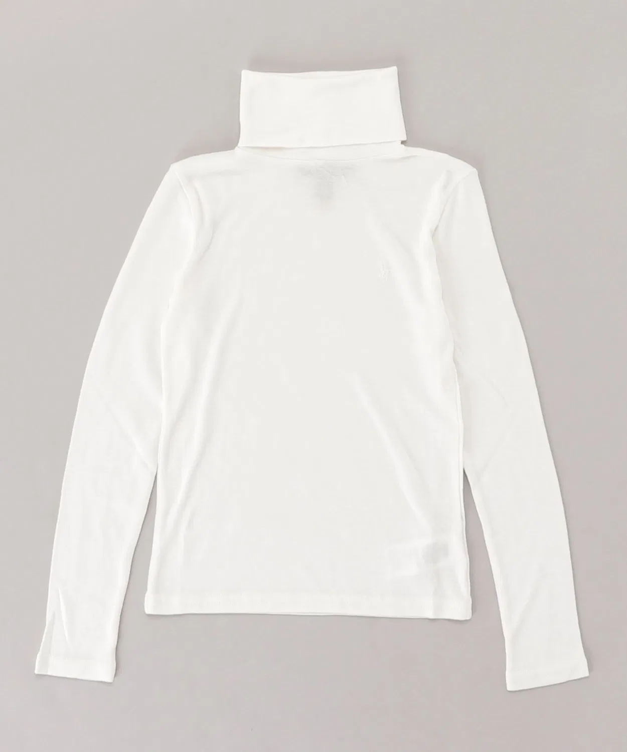 Детское лонгслив с длинным рукавомPolo Ralph Lauren Childrenswear, Белый — фото 3