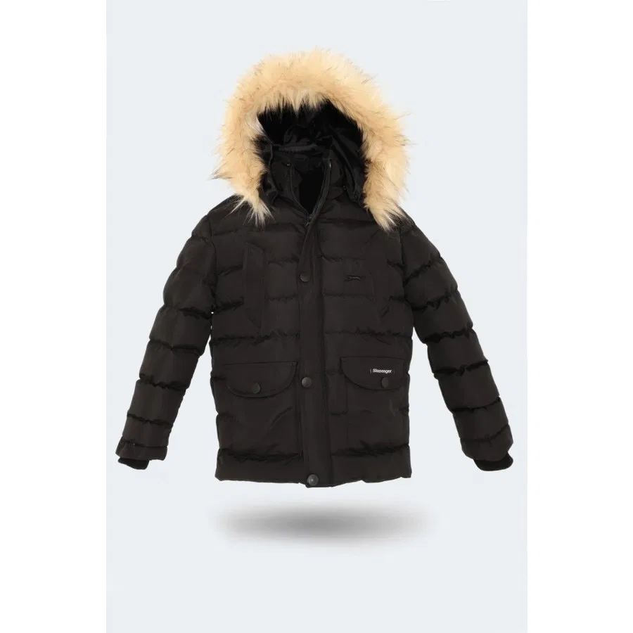 Детское пальто с капюшоном Napolı I Slazenger, Черный