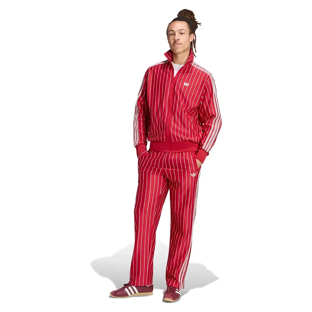 Брюки спортивные Firebird Pinstripes Track Adidas Originals, красный — фото 4