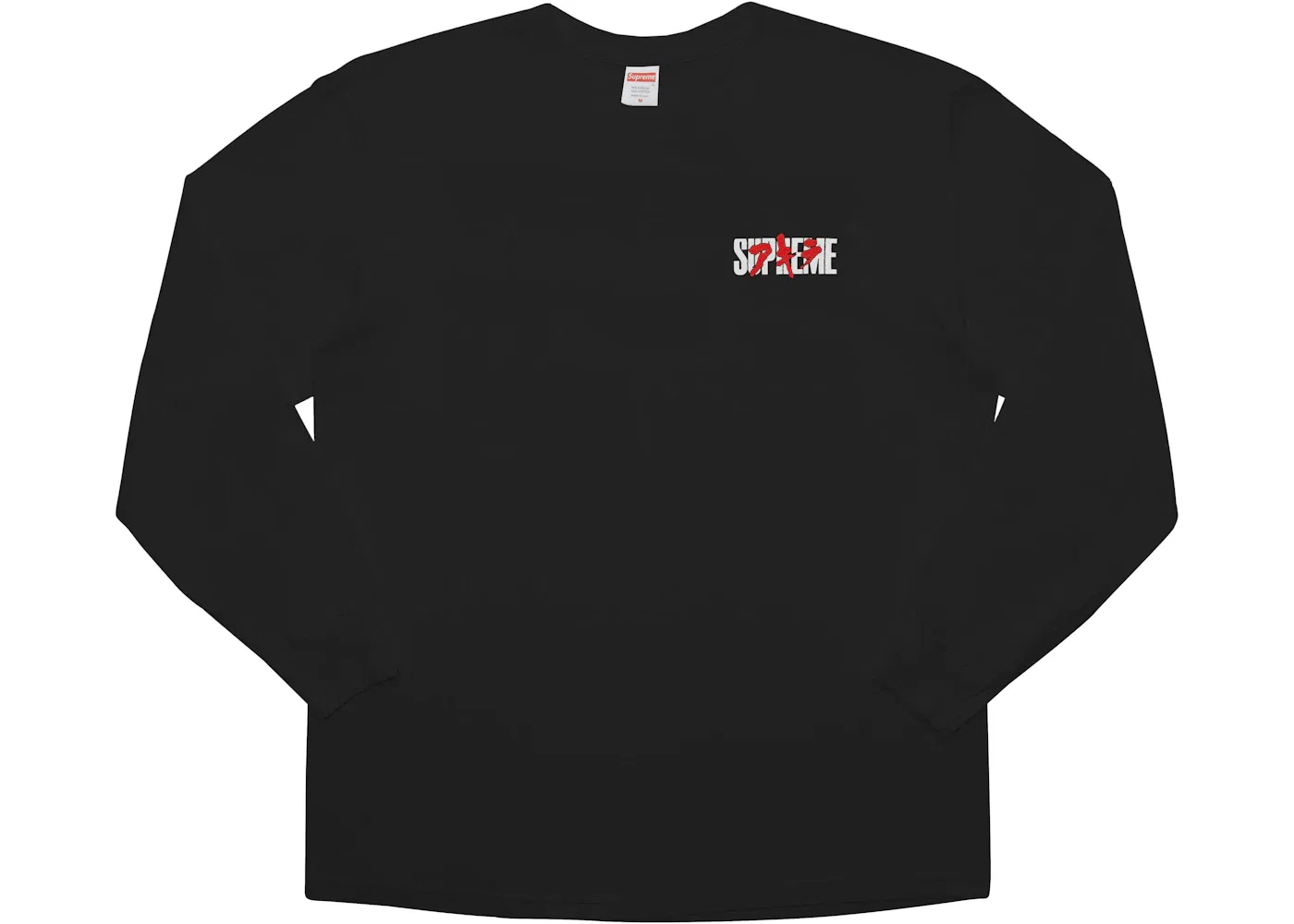 Мужская футболка с длинным рукавом Supreme AKIRA Neo-Tokyo L/S Tee, Black