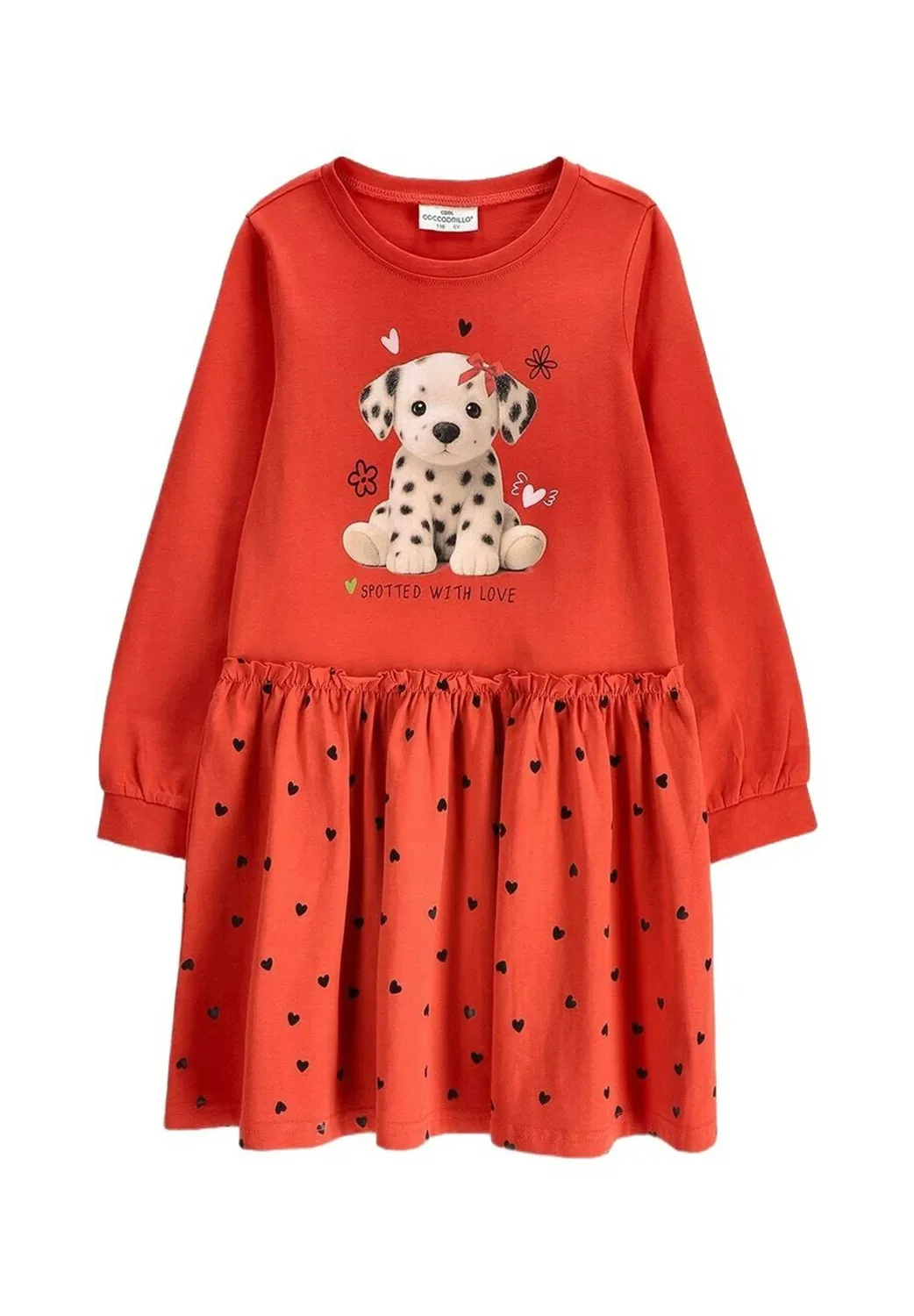 Трикотажное платье Coccodrillo, Red
