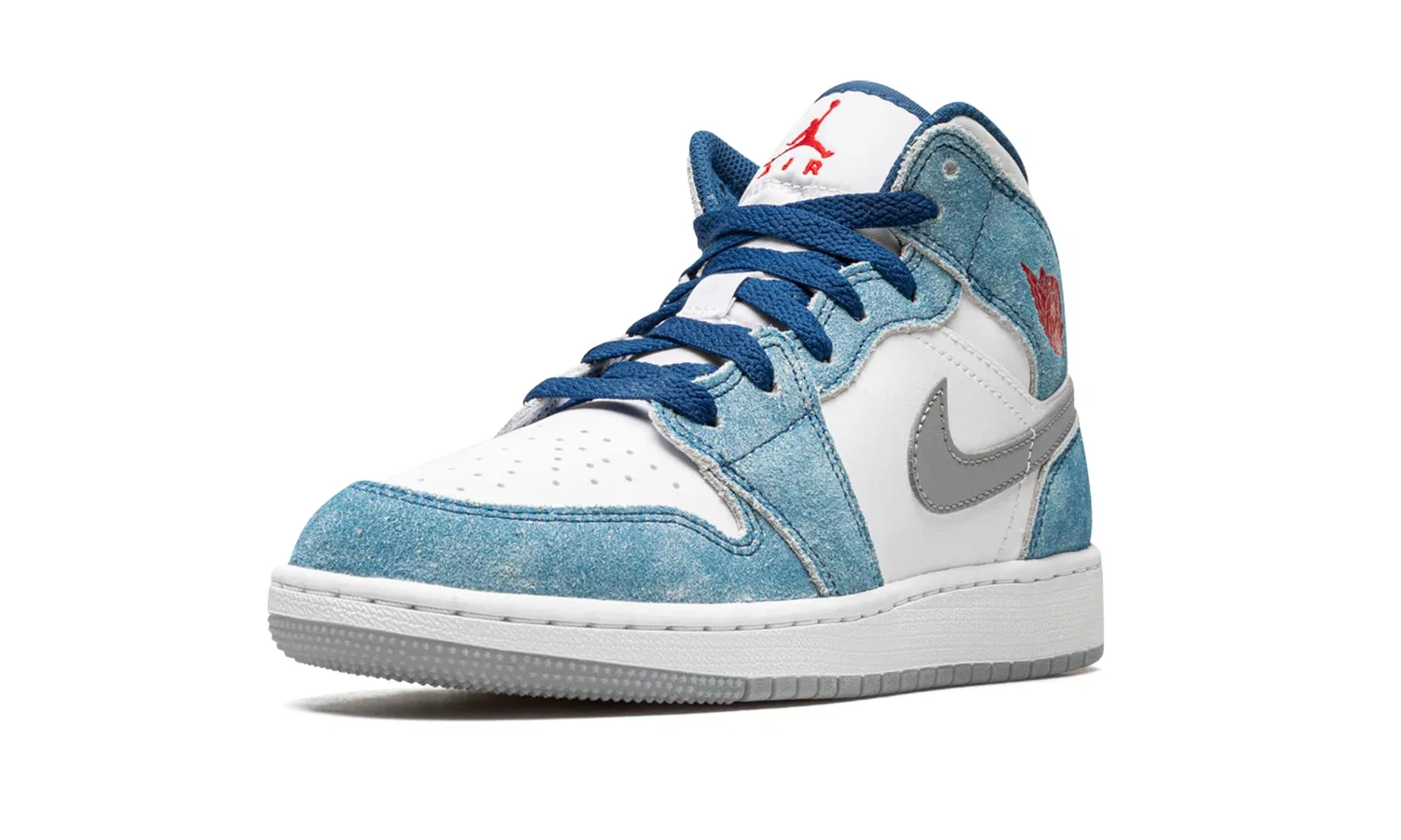 Детские кроссовки для мальчиков высокие Jordan Youth NIKE, White Black White — фото 4