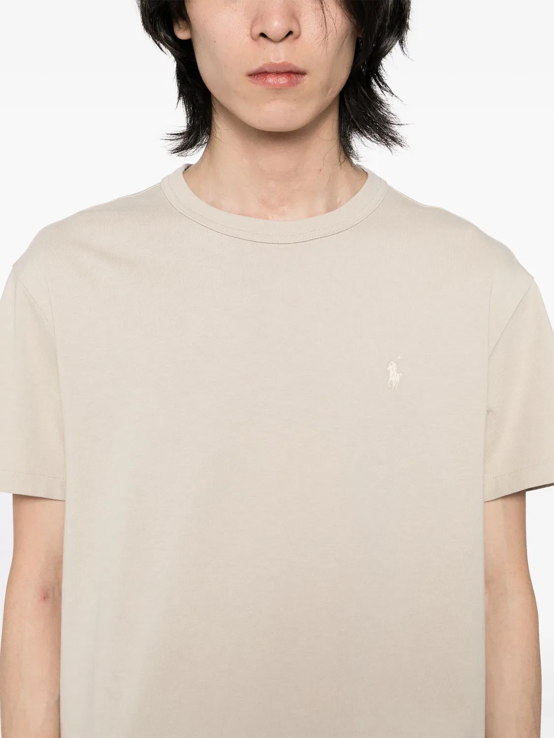 Polo Ralph Lauren Футболка Pony - серый хлопок — фото 3