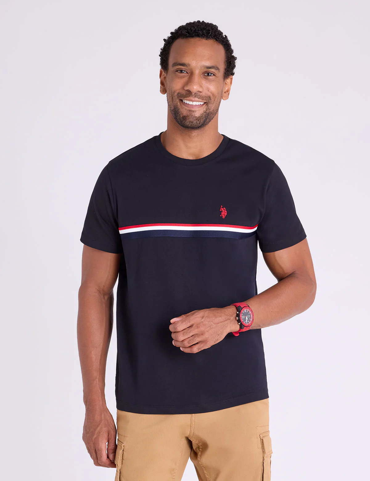 

Футболка U.S. Polo Assn Signature Tricot Pieced Jersey, черный